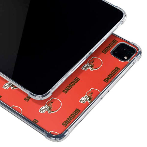NFL Cleveland Browns Blitz Series iPad Pro 11in (2024) Clear Case